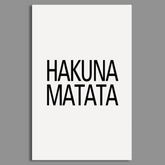 Hakuna Matata Canvas Frames Wall Art